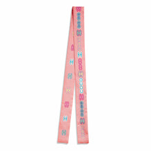 Silk Twill Slim Bandeau - Light Pink/Multi