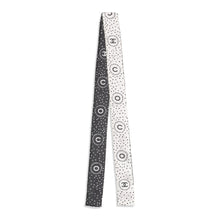 Silk Twill Slim Bandeau - White/Black