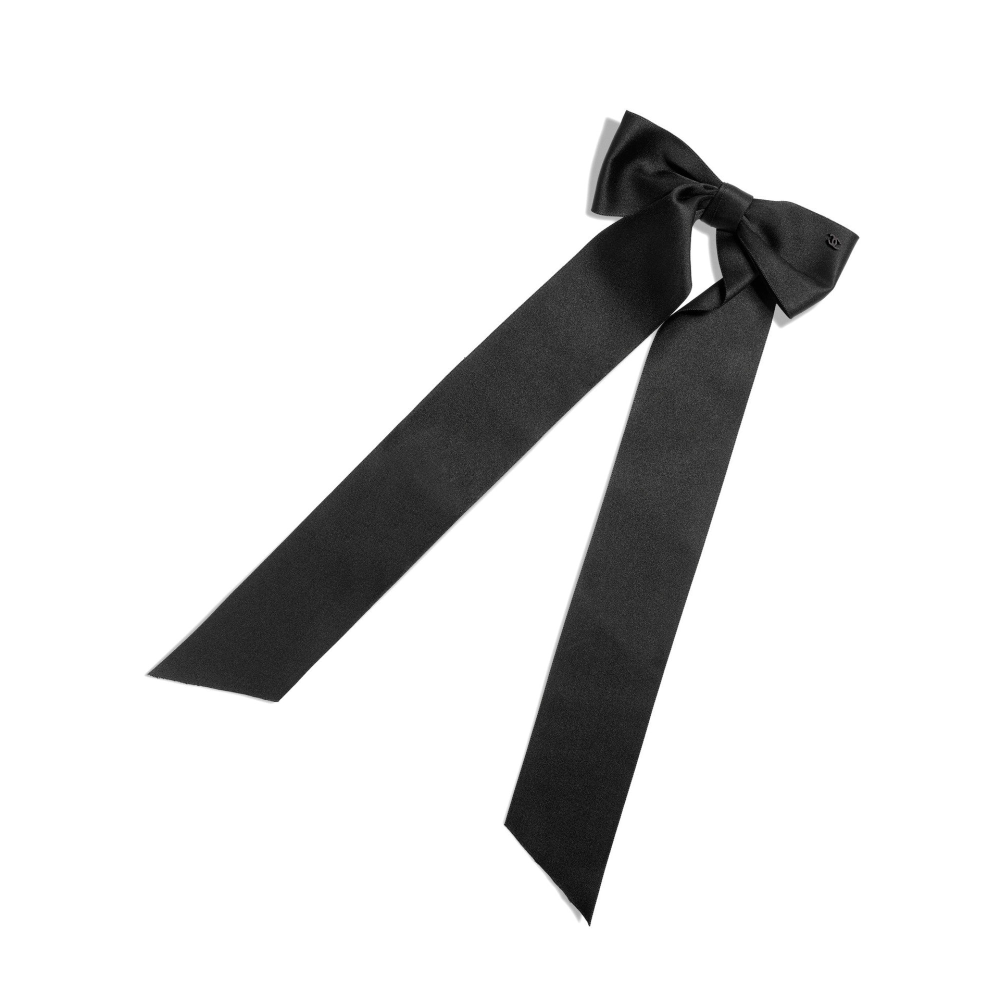 Satin Hairclip - Black