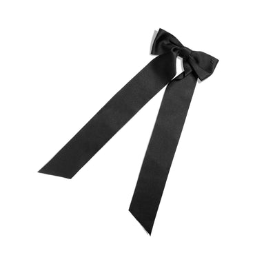 Satin Hairclip - Black