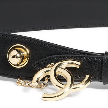 Calfskin/My Leather Woman Belt - Black