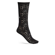 Cotton/Polyamide/Strass Socks - Black