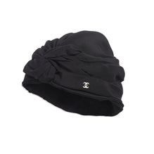 Silk Crepe Hat - Black