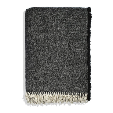 Cashmere Travelling Rug - Black/White