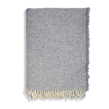 Cashmere Travelling Rug - Grey/White