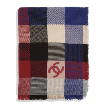 Cashmere Travelling Rug - Bei/Bck/Navy/Burg