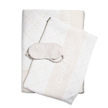 Wool/Silk Travel Set - White/Light Beige