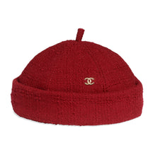 Fantasy Tweed Cloche - Burgundy