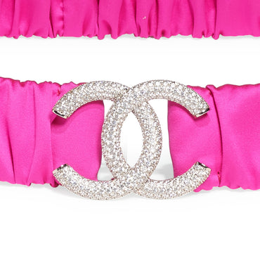 Polyester/Mw/Strass Leather Woman Belt - Pink