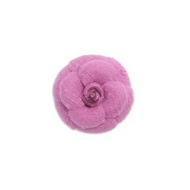 Fantasy Tweed Brooch - Pink
