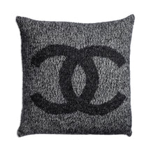 Cashmere/Silk Pillow - Black/White