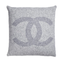 Cashmere/Silk Pillow - Grey/White