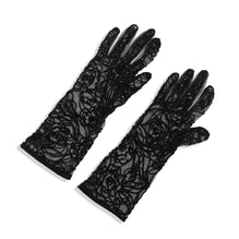 Tulle Gloves - Black