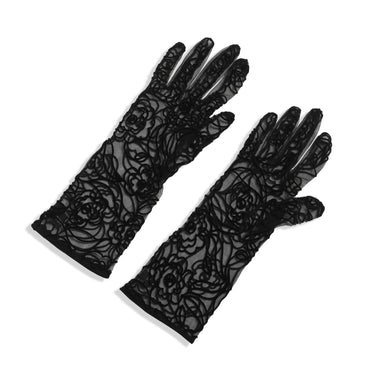 Tulle Gloves - Black