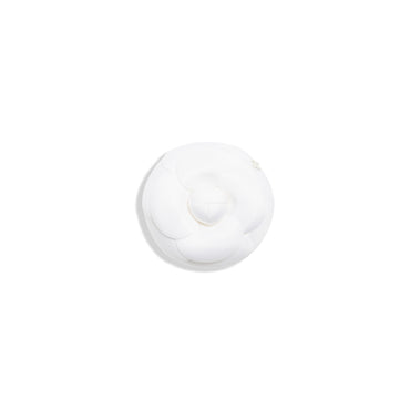 Silk Pongee Brooch - White