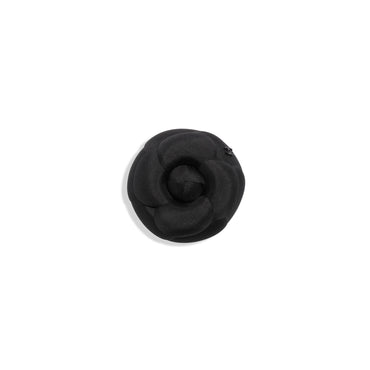 Ponge De Soie Hairclip - Black