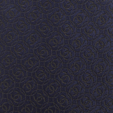 Silk Jacquard Man Tie - Navy