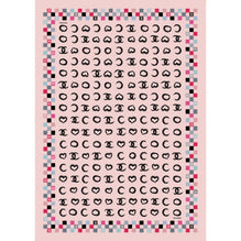 Cashmere Stole - Pi/Bck/Fuch/L Tur