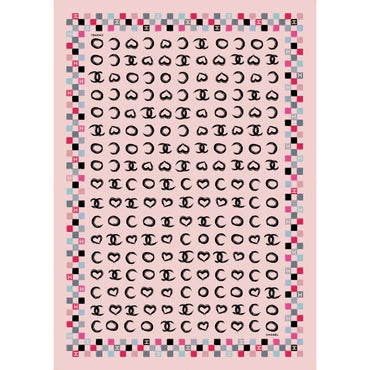Cashmere Stole - Pi/Bck/Fuch/L Tur