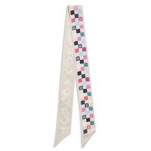 Silk Twill Slim Bandeau - Lht Beige/Multicolor