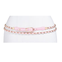 Lambskin/My Leather Woman Belt - Light Pink