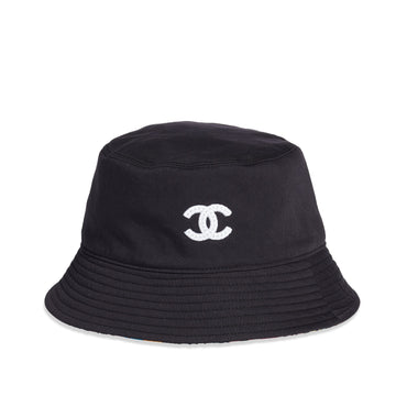 Cotton Cloche Hat - Black