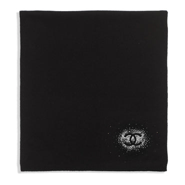 Cashmere/Cotton Scarf - Black
