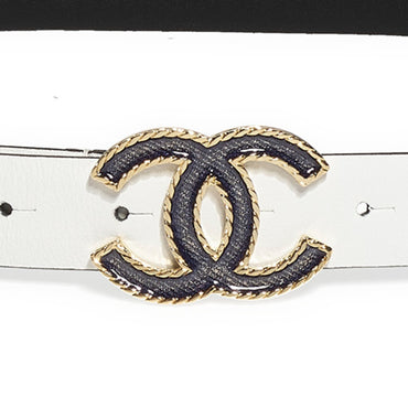 Lambskin/My Leather Woman Belt - White