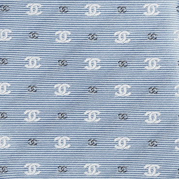 Silk Jacquard Man Tie - Light Blue