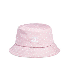 Cotton Cloche Hat - Pink/White