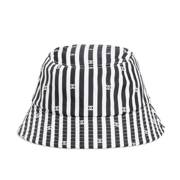 Polyamide Cloche Hat - Black/White