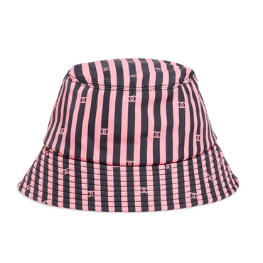 Polyamide Cloche Hat - Pink/Black