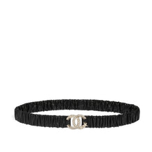 Lambskin/Mshlg/Stra/Glass Leather Woman Belt - Black