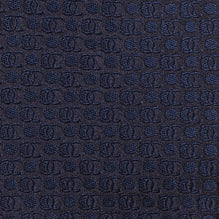 Silk Jacquard Man Tie - Navy