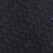 Silk Jacquard Man Tie - Navy