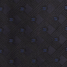 Silk Jacquard Man Tie - Navy