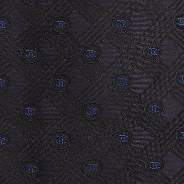 Silk Jacquard Man Tie - Navy