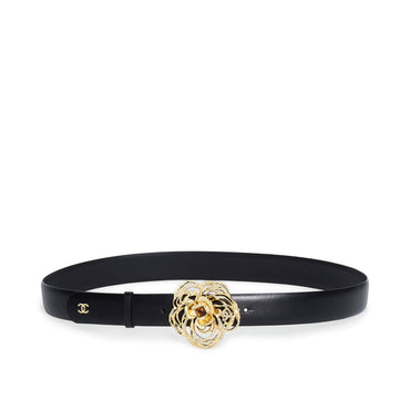 Calf/Metal/Glass/Strass Leather Woman Belt - Bck/Goldn/Brw/Cry