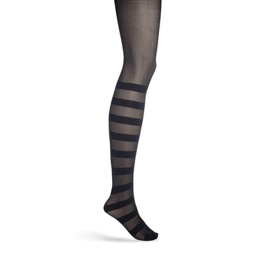 Polyamide/Elastane/Cotton Tights - Black