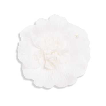 Organza Brooch - White