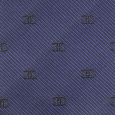 Silk Jacquard Man Tie - Navy