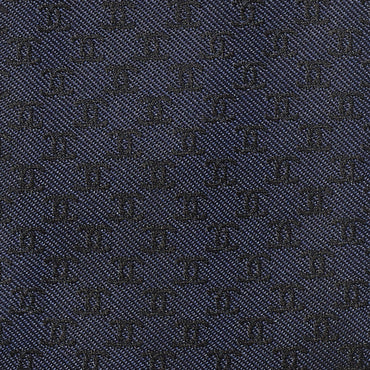 Silk Jacquard Man Tie - Navy/Blue