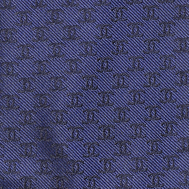 Silk Jacquard Man Tie - Blue/Grey
