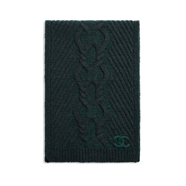 Cashmere/Silk Scarf - Dark Green