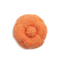 Fantasy Tweed Brooch - Orange/Golden