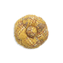 Fantasy Tweed Brooch - Yellow/Beige/Ecru
