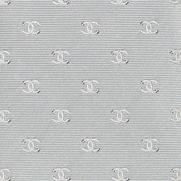 Silk Jacquard/Metal Fiber Man Tie - Light Grey