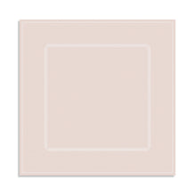 Silk Twill Square Scarf - Light Pink/White