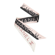 Silk Twill Slim Bandeau - Lht Pink/Bck/Ecru