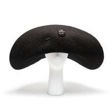 Fan Straw/Gg/Metal/Resin Wide-Brimmed Hat - Black/Silvery